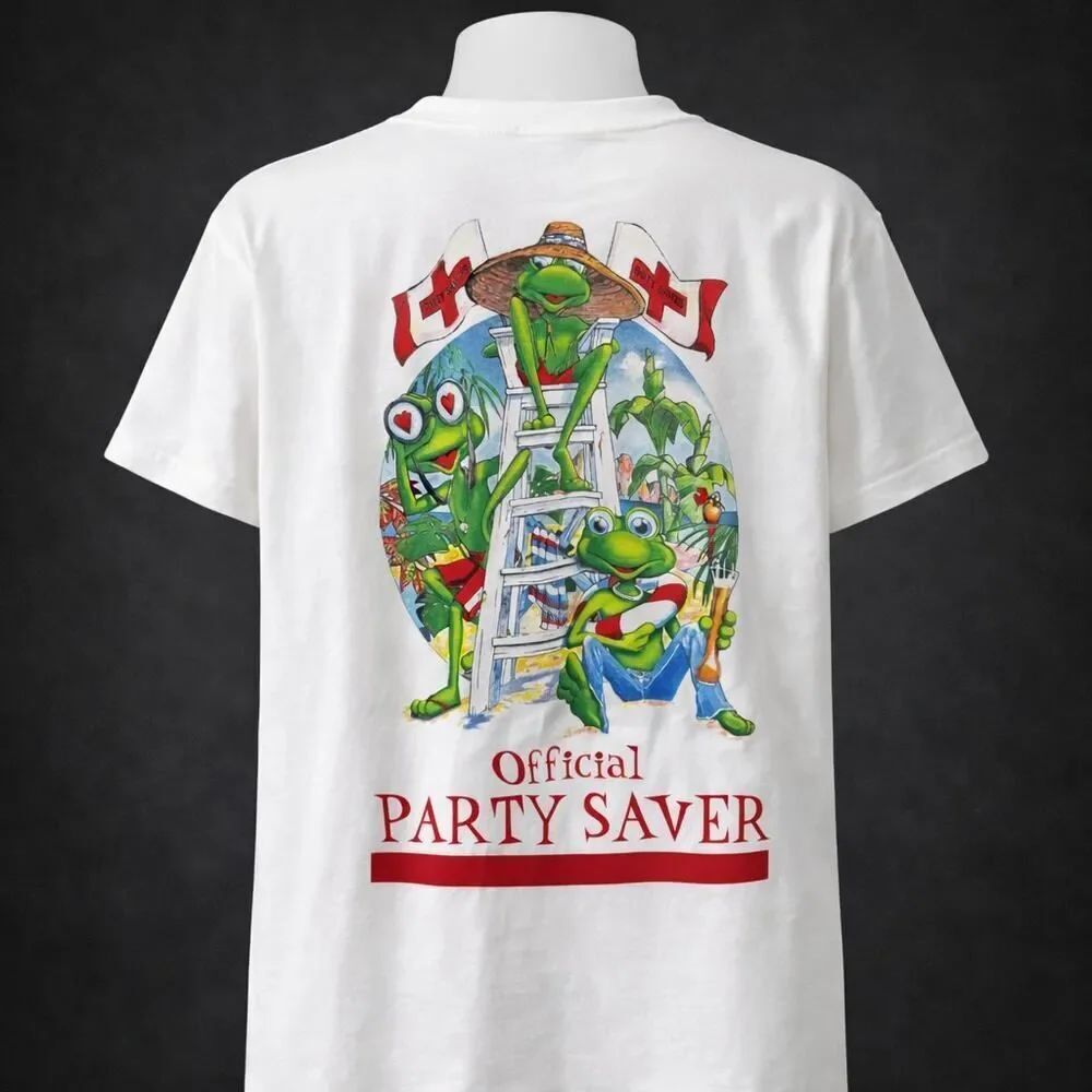 VTG Senior Frog’s Cancun Official Party Saver Shirt XXL